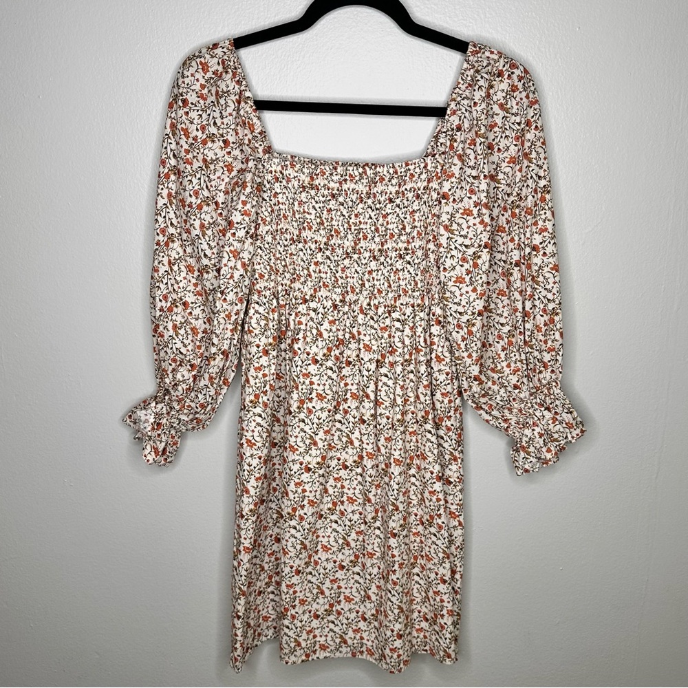 Kourt Portia Floral Smocked Mini Dress